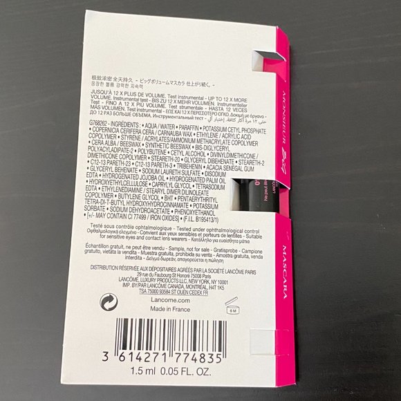 Lancome Monsieur Big mini mascara in Black - Picture 12 of 14